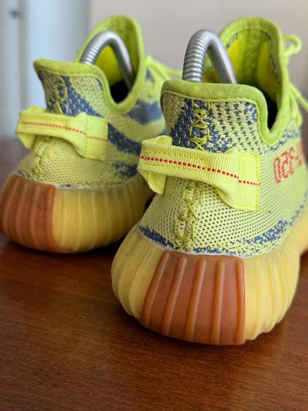 adidas Yeezy Boost 350 V2 Low Semi-Frozen Yellow Size 7.5 No Box “STAINED” - Picture 6 of 12